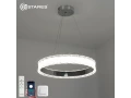             Аспашам, жарықдиодты, басқарылатын VENERA 65W R-RC-485*1500-CHROME/CLEAR-220-IP20    