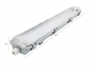 Светильник ДСП 218 под светодиодную лампу 2хT8 600мм IP65 LEDAR