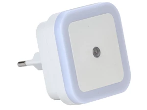 Светильник-ночник светодиодный 018 квадрат с датчиком освещенности 220В IEK