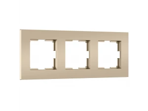 Рамка на 3 поста Slab /W0032917 (дымчатый софт)