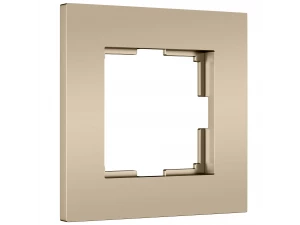 Рамка на 1 пост Slab /W0012911 (шампань софт)