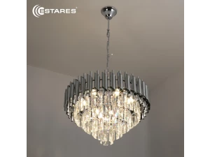 Люстра SANDRA 8xE14-480*905-CHROME/CRYSTAL-220-IP20
