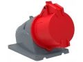             Розетка стационарлық ССИ-124 32А-6ч/380-415В 3Р+РЕ IP44 MAGNUM ИЭК    