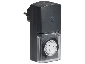 РТМ-4 Розетка-таймер механический 30мин 24ч 48on/off 16А IP44 черный IEK