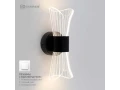             Шамшырақ, жарықдиодты, басқарылатын, бра DIO 12W 2Y-ON/OFF-230*80*85-BLACK/CLEAR-220-IP20    