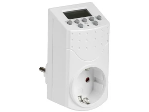 РТЭ-1 Розетка-таймер электронный 1мин 7дн 140on/off 16А IP20 белая ИЭК