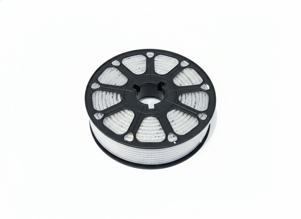             Жарықдиодты таспа SMD3030 7мм 120L(1L) 220V 10Вт/м 6500K IP65 LEDAR    