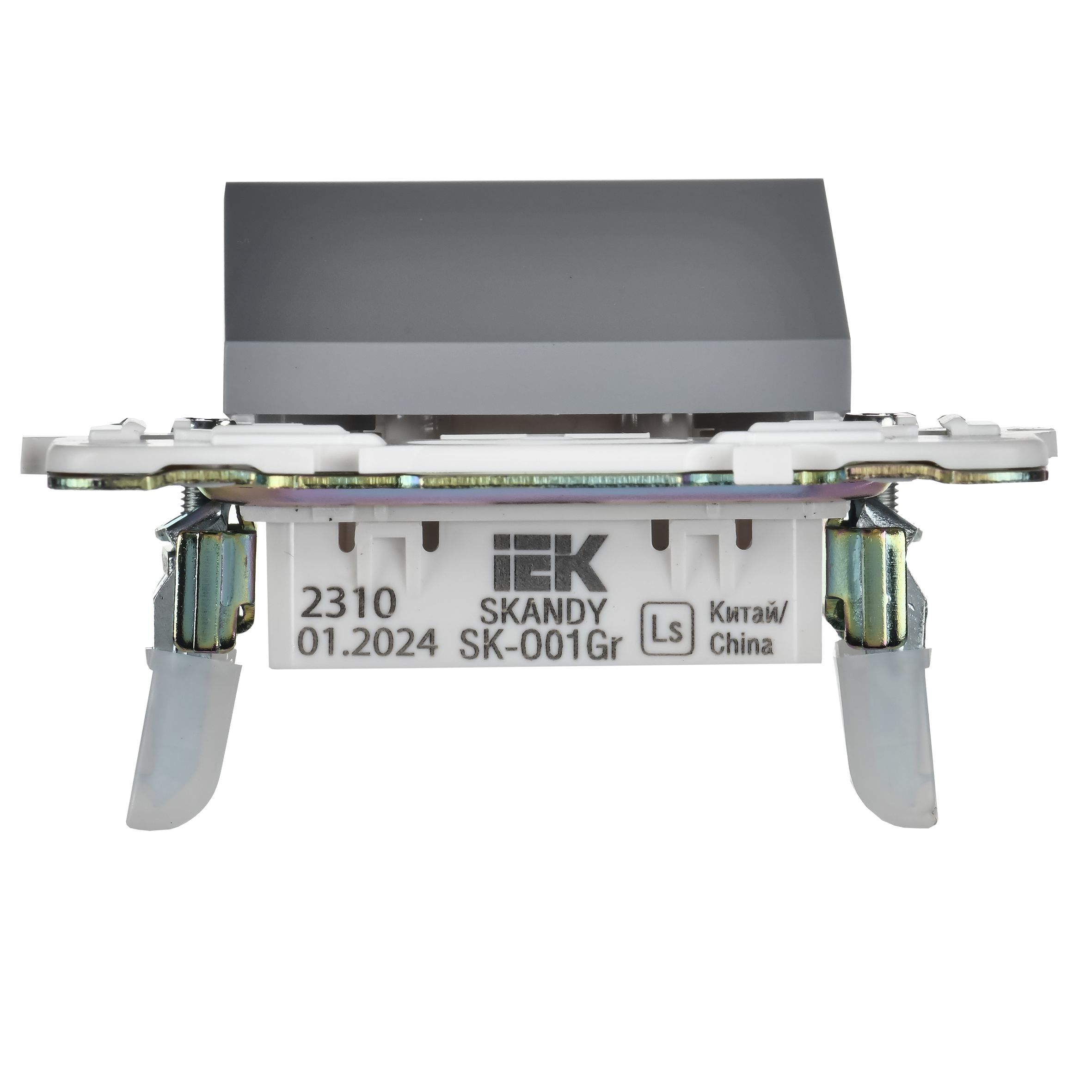             SKANDY Кабель шықпасы SK-O01Gr сұр IEK    