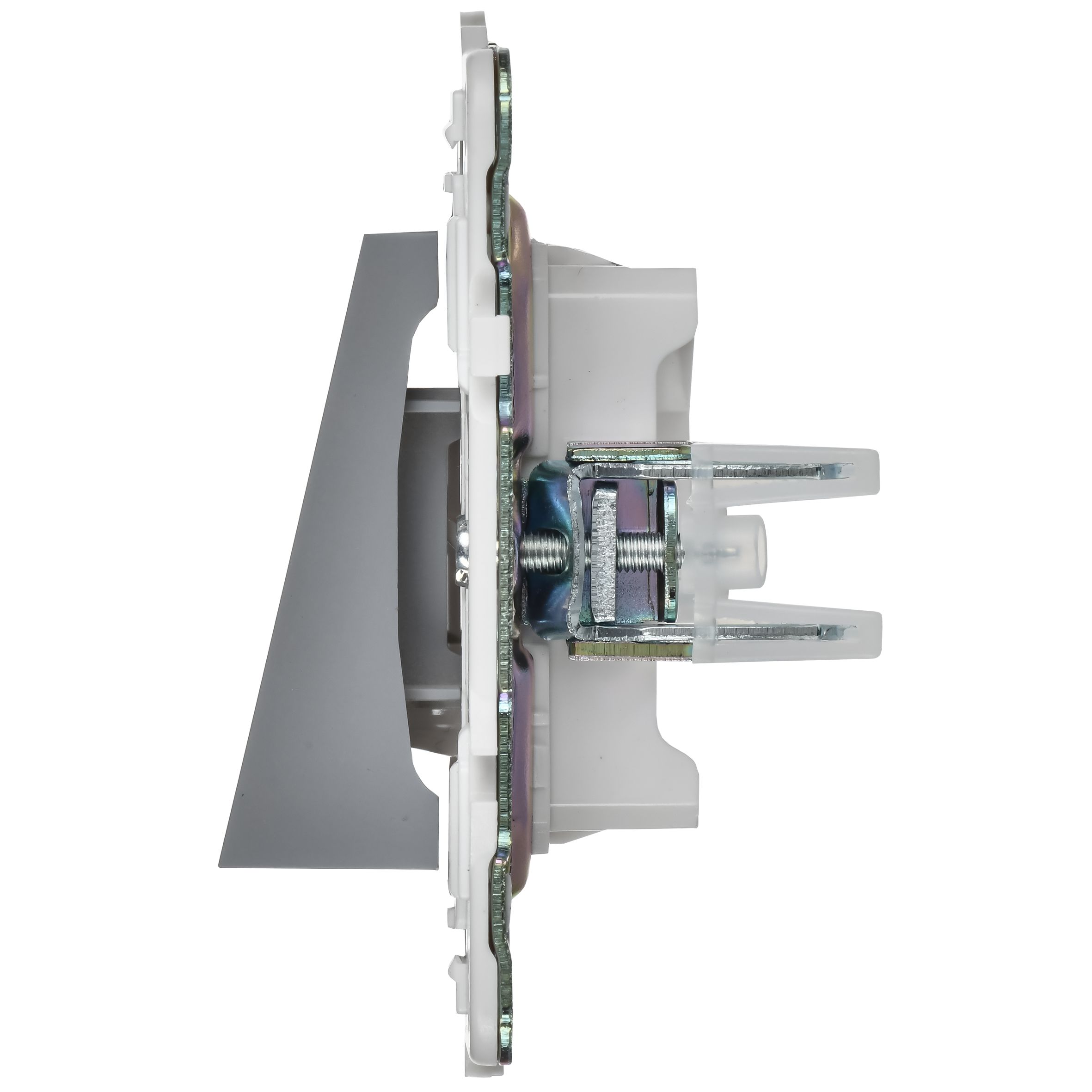             SKANDY Кабель шықпасы SK-O01Gr сұр IEK    