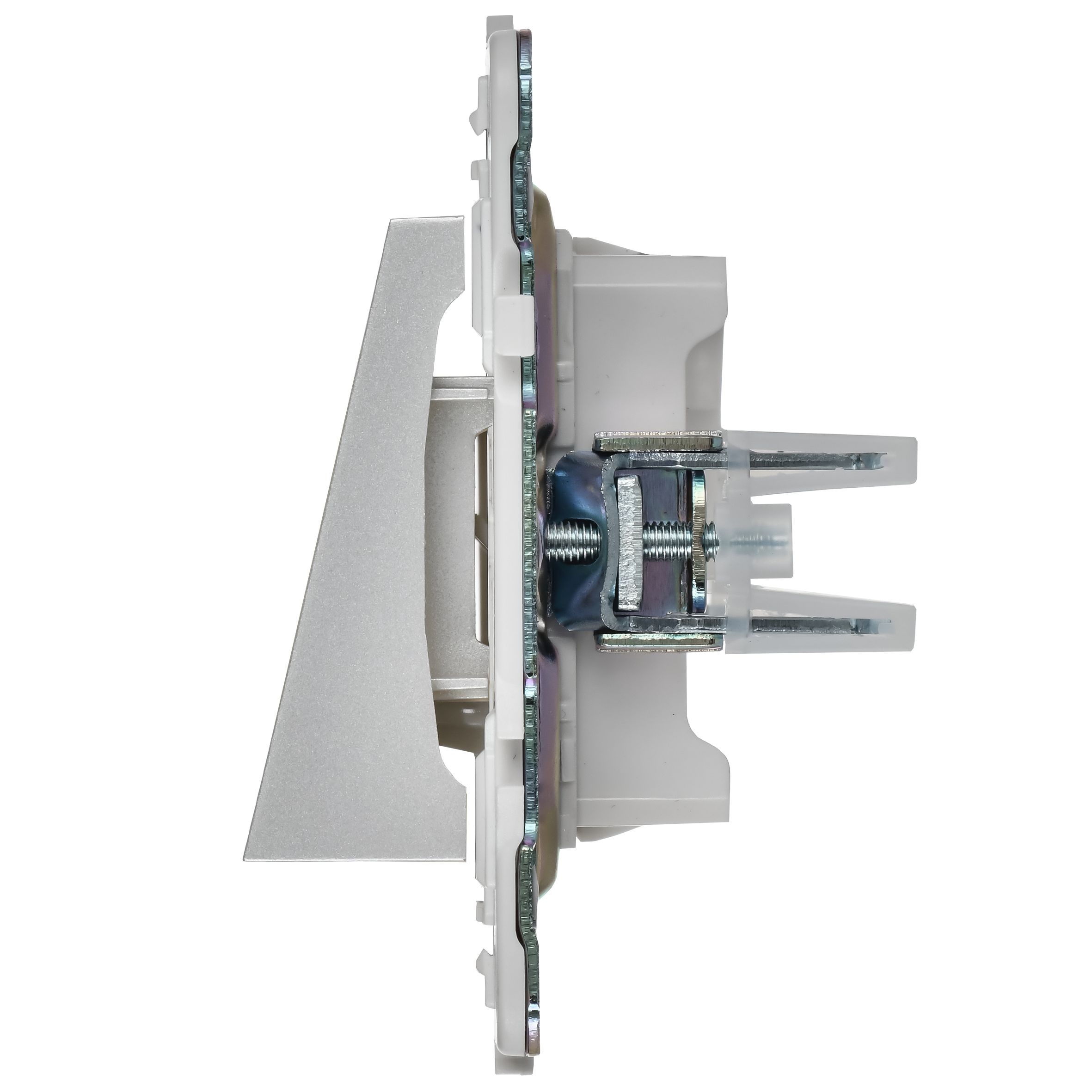             SKANDY Кабель шықпасы SK-O01S күміс IEK    