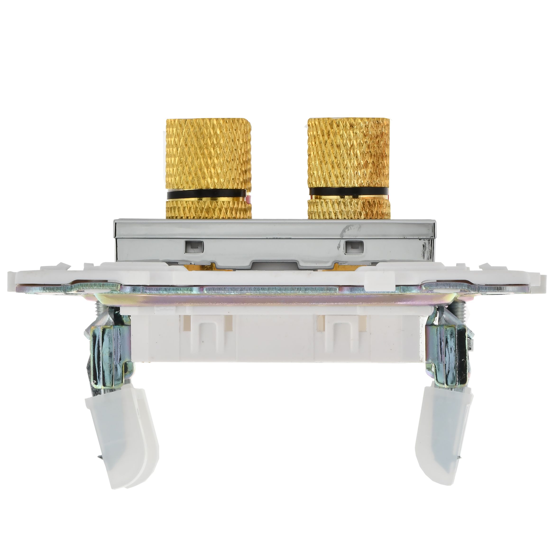             SKANDY Аудиорезетка 4-орынды SK-A01N металл никель IEK    