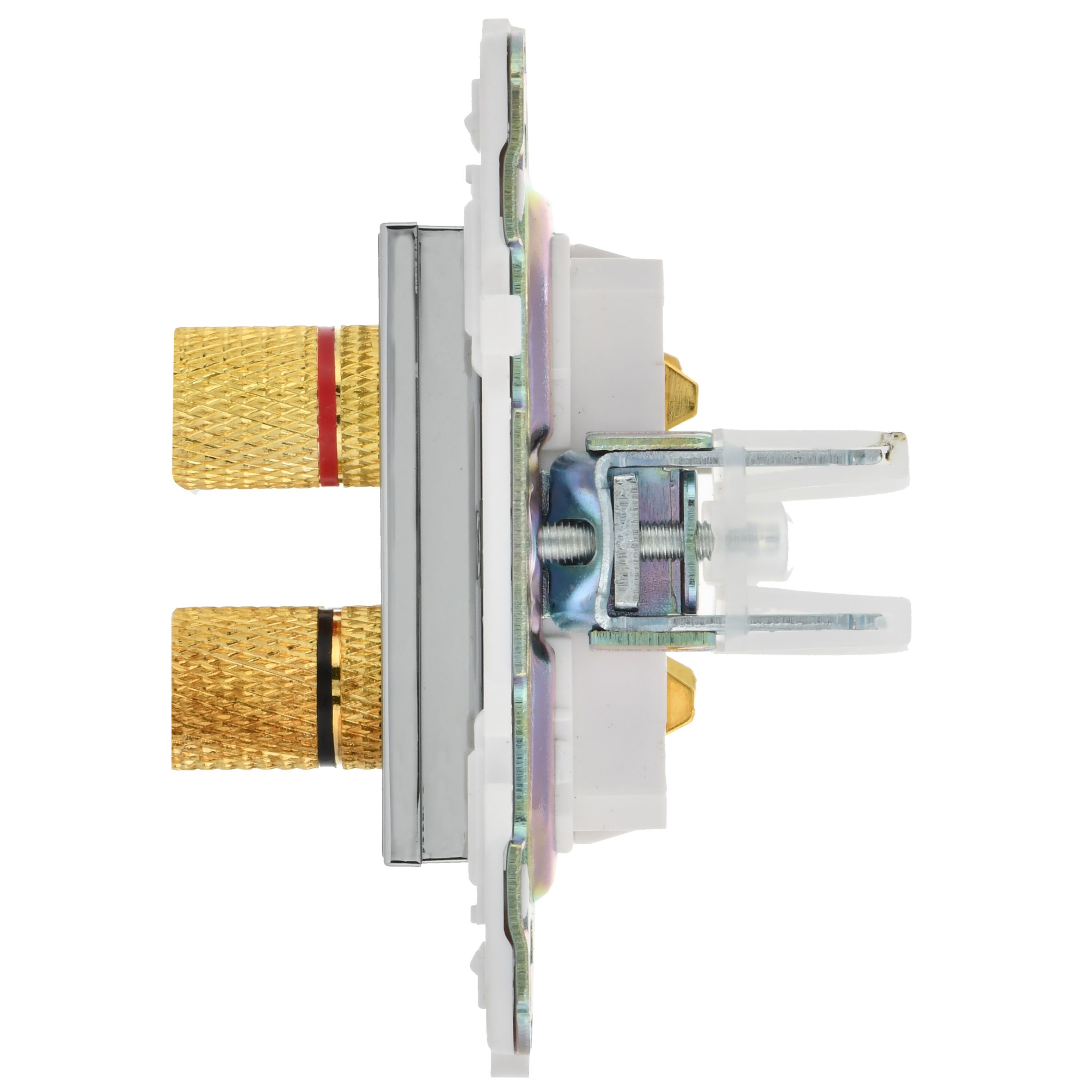             SKANDY Аудиорезетка 4-орынды SK-A01N металл никель IEK    