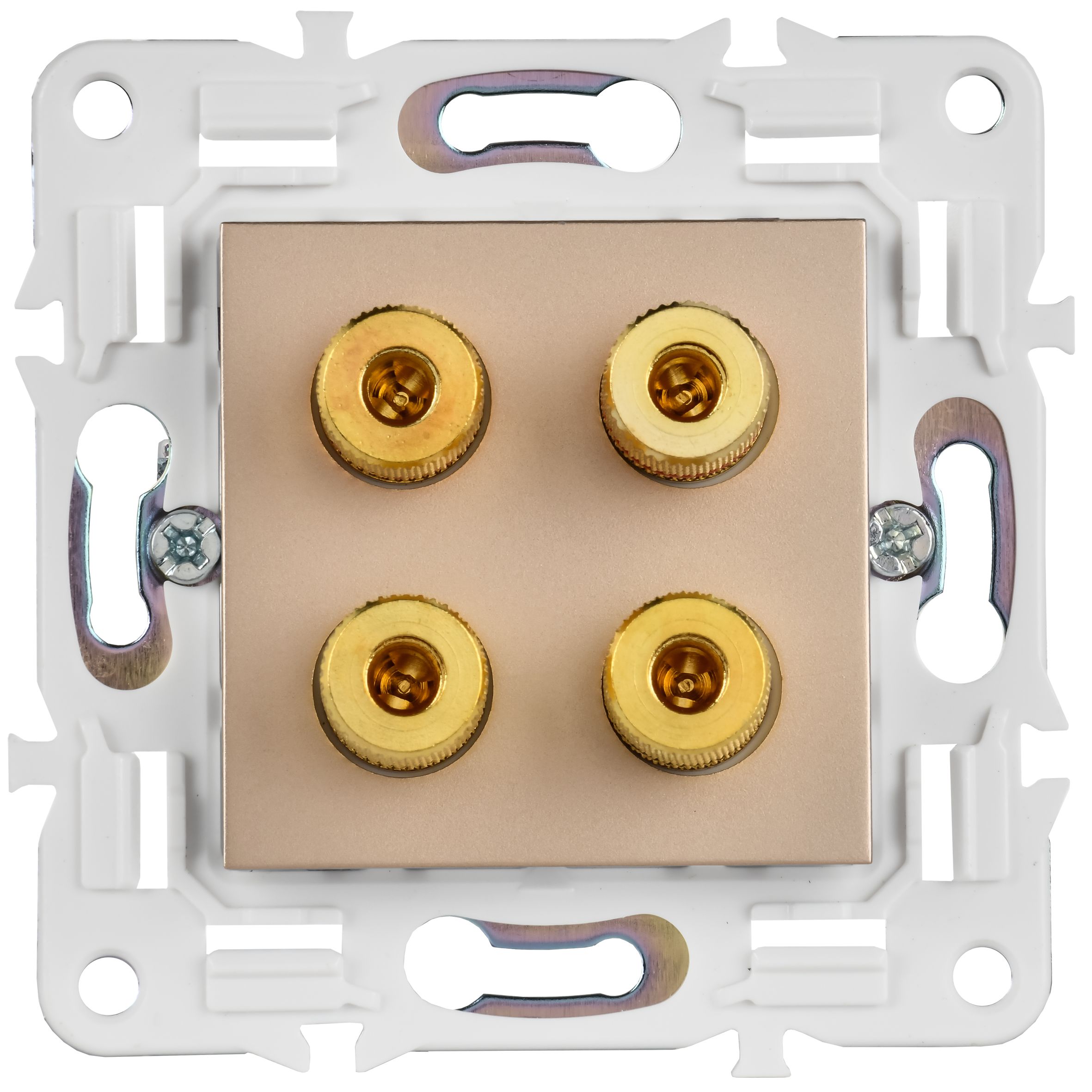             SKANDY Аудиорезетка 4-орынды SK-A01Sa құм IEK    