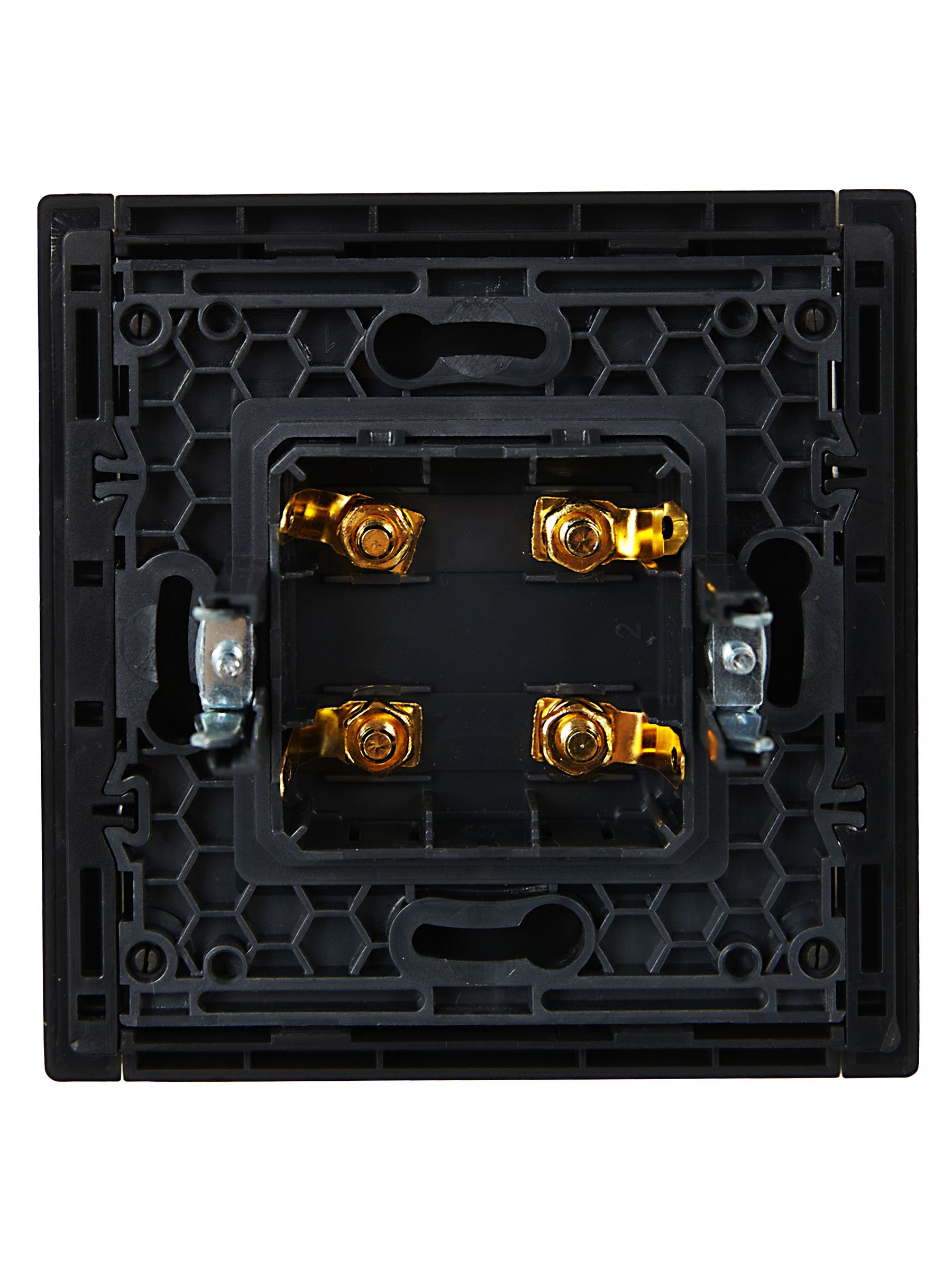             FORTE&PIANO Аудиорозетка 4-орынды FP139 қара IEK    