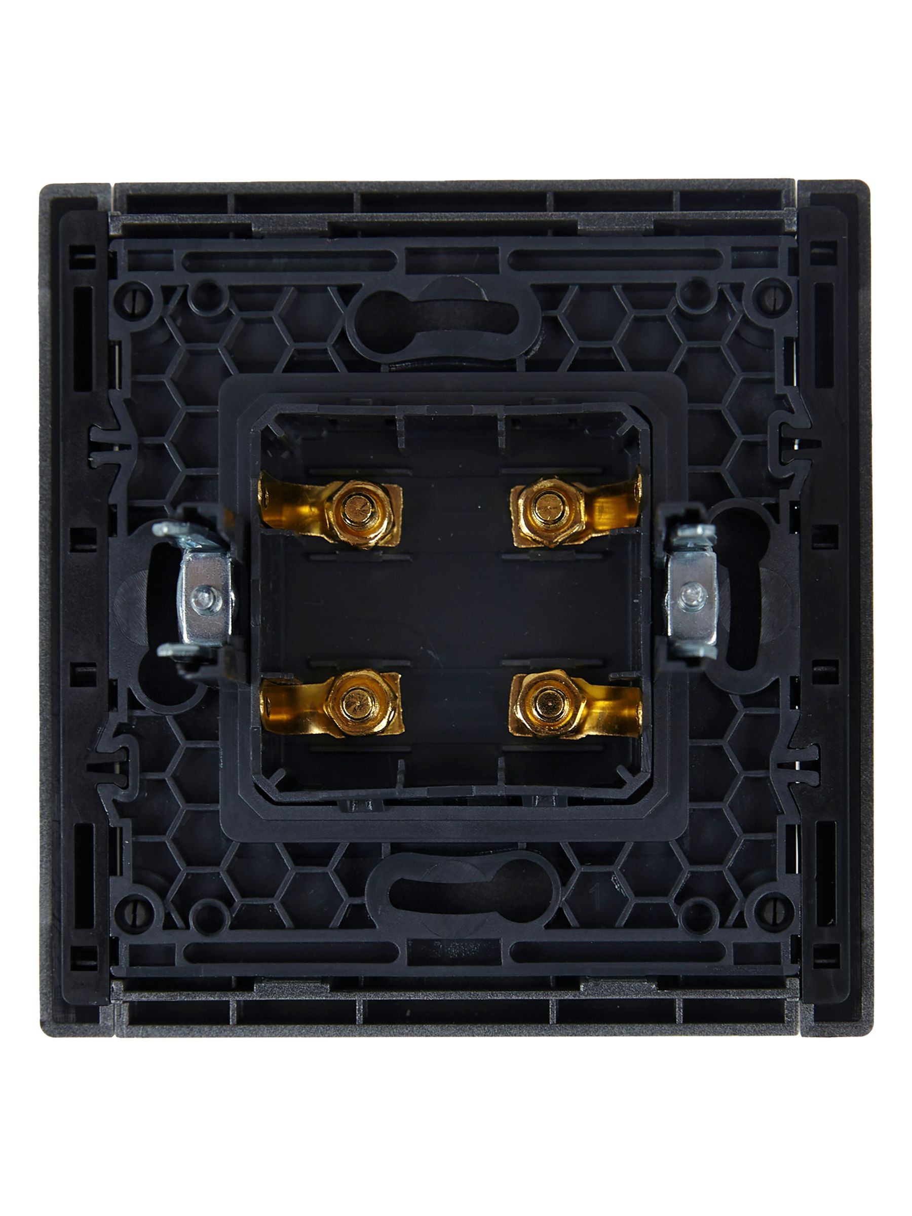             FORTE&PIANO Аудиорозетка 4-орынды FP539 сталь IEK    