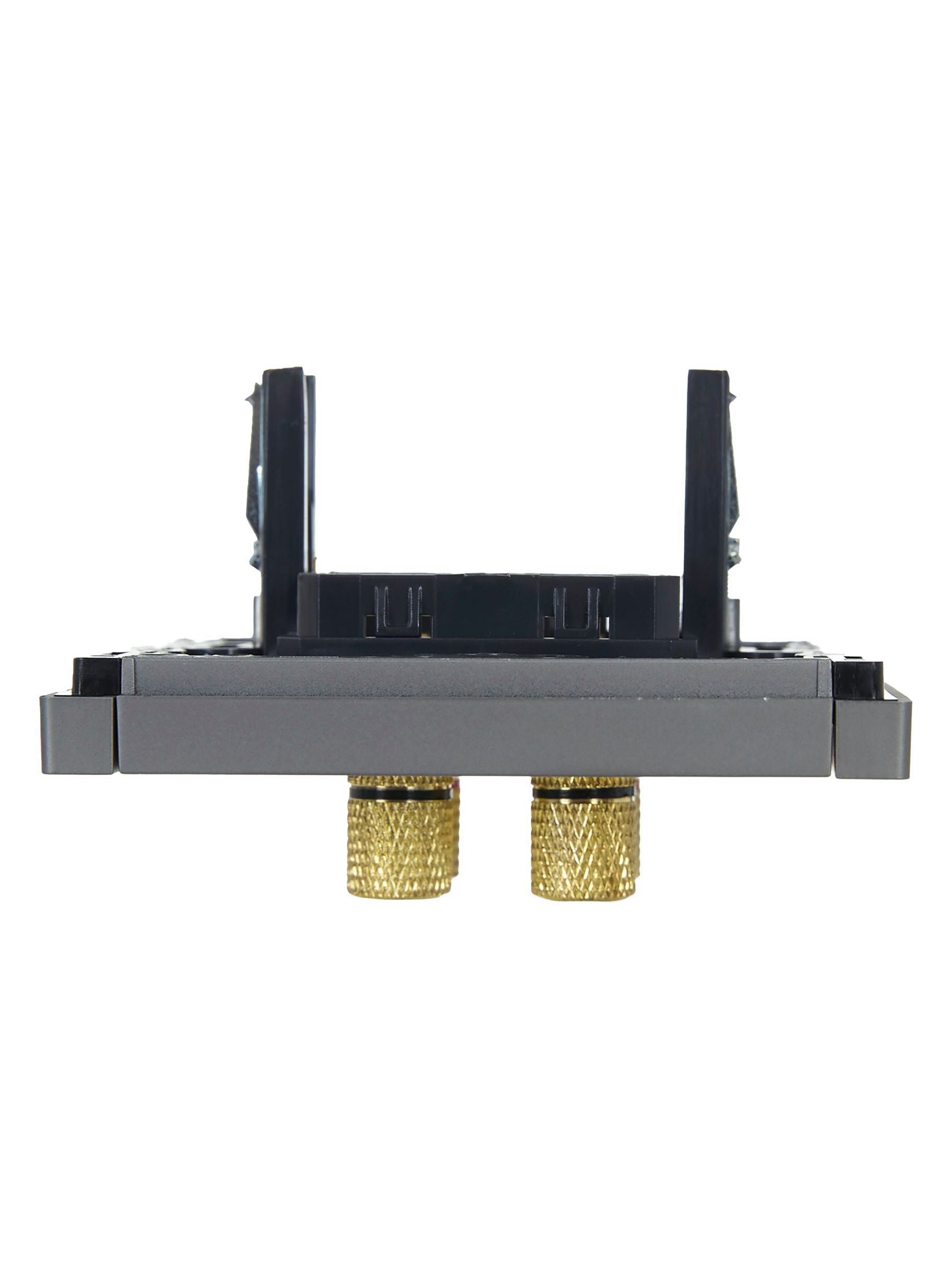             FORTE&PIANO Аудиорозетка 4-орынды FP539 сталь IEK    