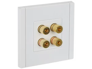 FORTE&PIANO Аудиорозетка 4-местная FP239 белый IEK