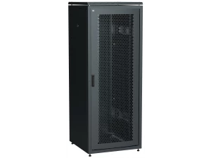 ITK LINEA N Шкаф сетевой 19' 42U 800х800мм перфорированная передняя дверь задняя металлическая черны