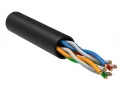             ITK Еспе жұп U/UTP мыс.5E 4х2х24AWG LDPE қара (305м) ИЭК (қаптама)    