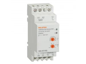 Реле контроля температуры RD-RT40 (RT811-2,5m, 24-240VAC/DC, 16A/230VAC, 1CO, -5+40C)