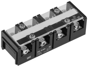 Блок зажимов БЗН ТС-604 16 мм2 60A 4 пары ИЭК