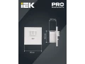             Қозғалыс датчигі ДД-030 500Вт 160дәреже 9м IP20 ақ IEK    