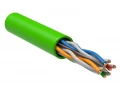 ITK Есулі қосақ U/UTP кат.6 4x2х23AWG solid LSLTx жанбайтын (А)-LSLTx жасыл (305м)