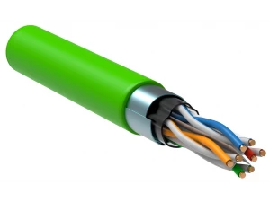 ITK Витая пара F/UTP кат.6 4х2х23AWG solid LSLTx нг(А)-LSLTx зеленый (305м)