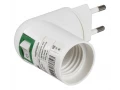 Ұластырғыш ПР7/16-27-R02 аша 220В-патрон Е27 пластик ақ IEK