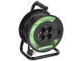             Катушка УК20 термиялық қорғаныспен 4 ұялы 2P+PE/20м 3х1,5мм2 GENERICA    