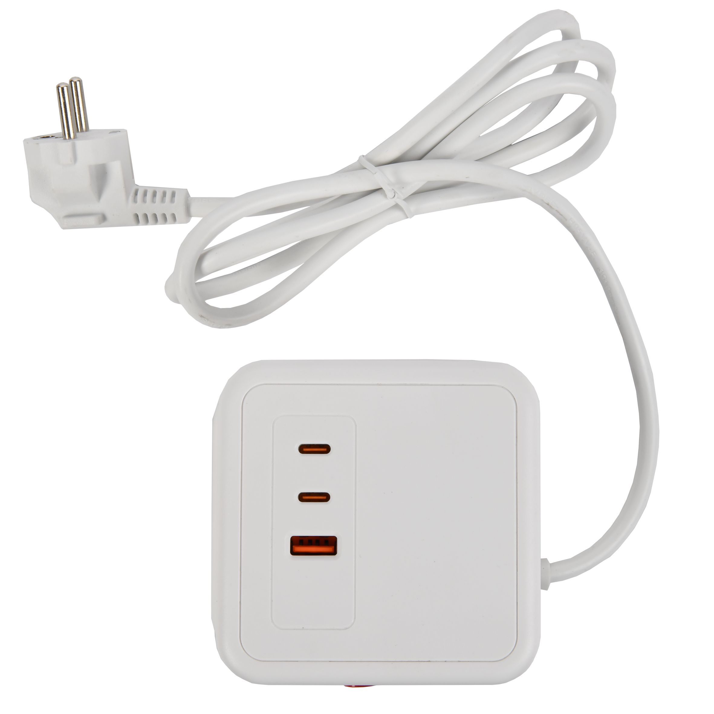             DOMINIC Ұзартқыш У08K 8 нүкте 2P+PE 1,5м 3х1,0мм2 16А/250В USB A+C 20Вт ақ ИЭК    