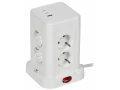             DOMINIC Ұзартқыш У08K 8 нүкте 2P+PE 1,5м 3х1,0мм2 16А/250В USB A+C 20Вт ақ ИЭК    
