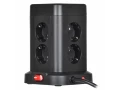             DOMINIC Ұзартқыш У08K 8 нүкте 2P+PE 1,5м 3х1,0мм2 16А/250В USB A+C 20Вт қара ИЭК    
